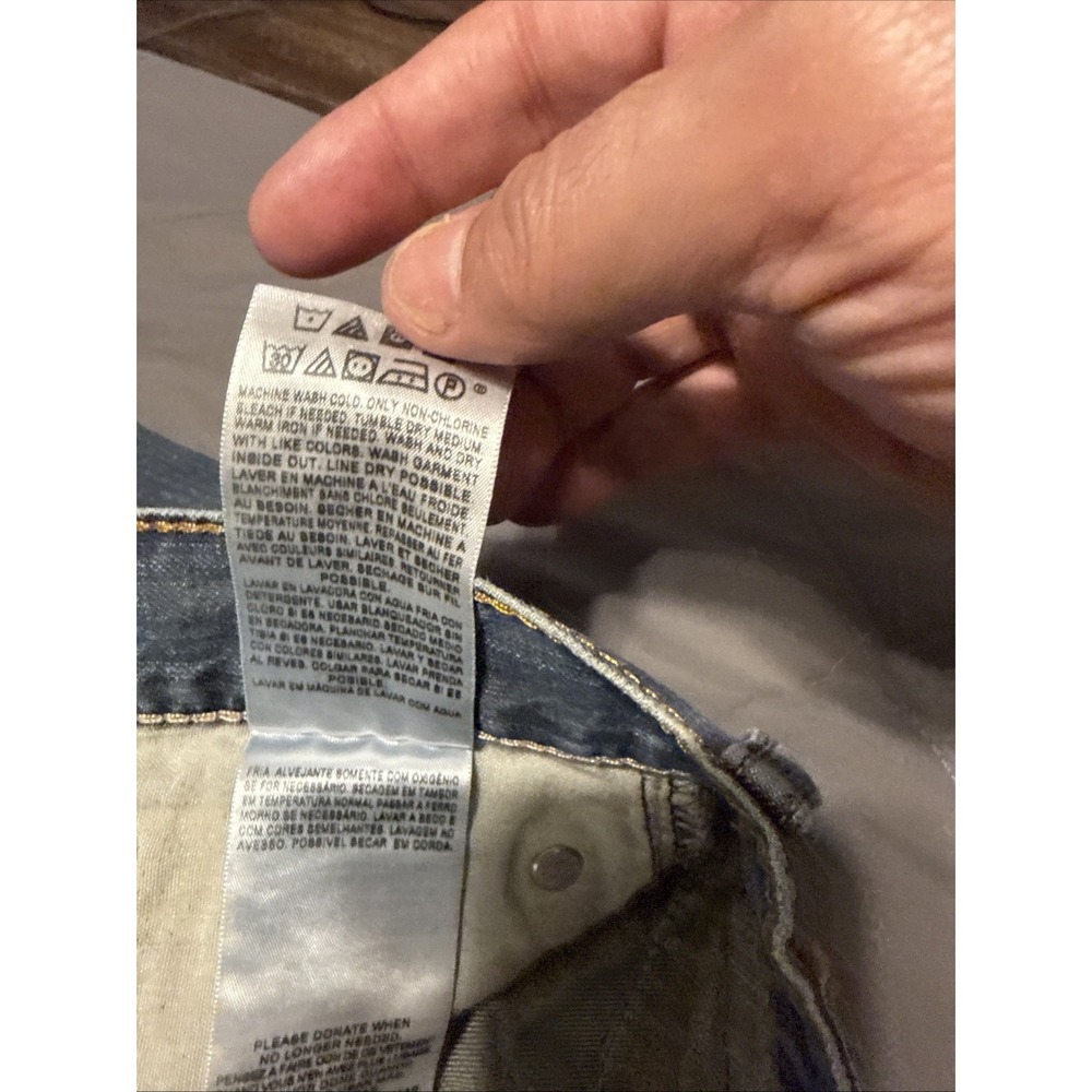 VTG Y2K Levis 569 Jeans Fits Mens 34x32 Blue Loose Straight Denim Baggy Wide Leg - Picture 7 of 11